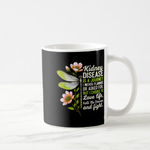 Nierenkrankheit Bewusstsein Schmetterlingsband Nie Kaffeetasse