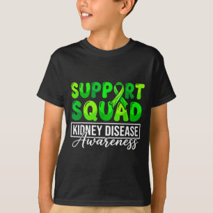 Nierenkrankheit Bewusstsein Unterstützungsteam Kra T-Shirt