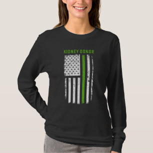 Nierentransplant Spender American Flag Operation R T-Shirt
