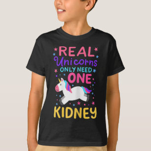 Nierentransplantation Nierenchirurgie Cute Unicorn T-Shirt