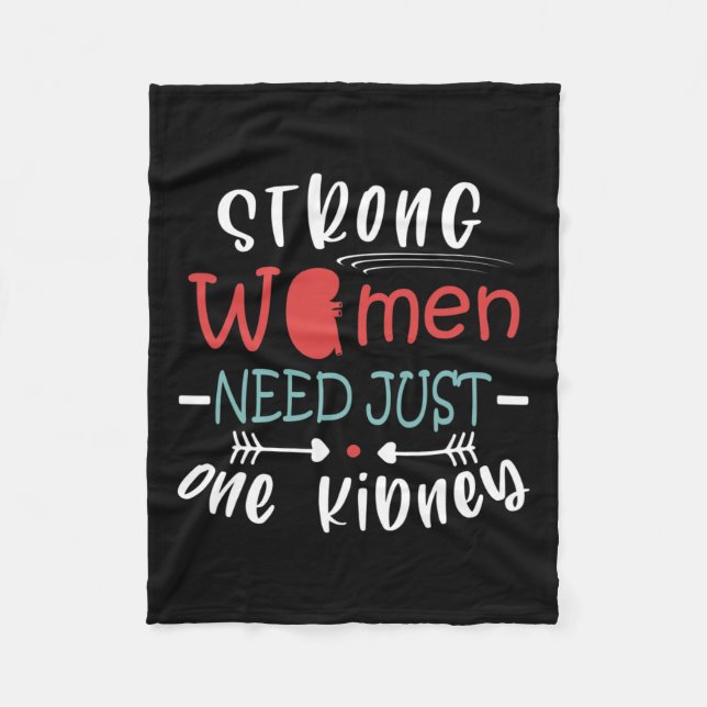 Nierentransplantation Operation Niere Spender Nier Fleecedecke (Vorderseite)