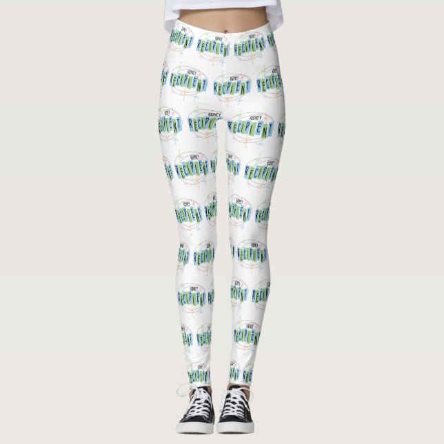 Nierentransplantation Retro Leggings (Vorderseite)