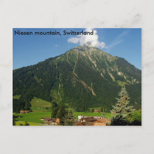 Niesen-Berg, Schweiz Postkarte