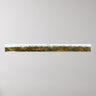 NIESEN Schweizer Alpen 360° Panorama Poster