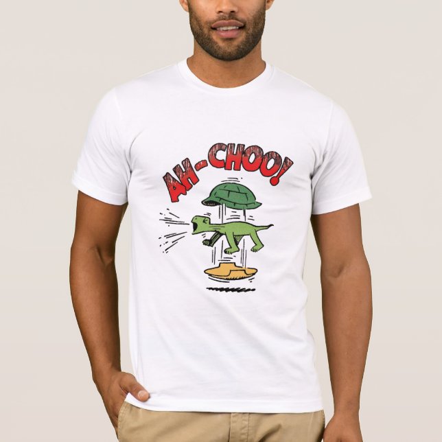 Niesende Schildkröte T-Shirt (Vorderseite)