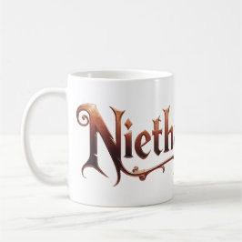 Niethalf mit Text Kaffeetasse