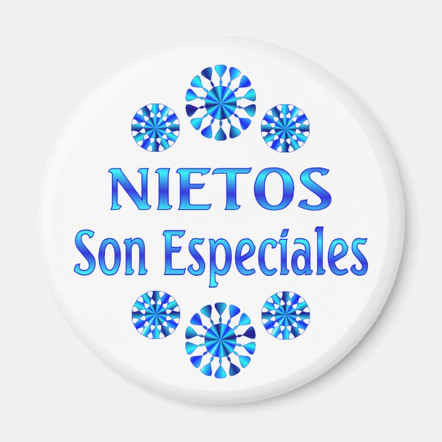 Nietos Son Especiales Magnet (Vorne)