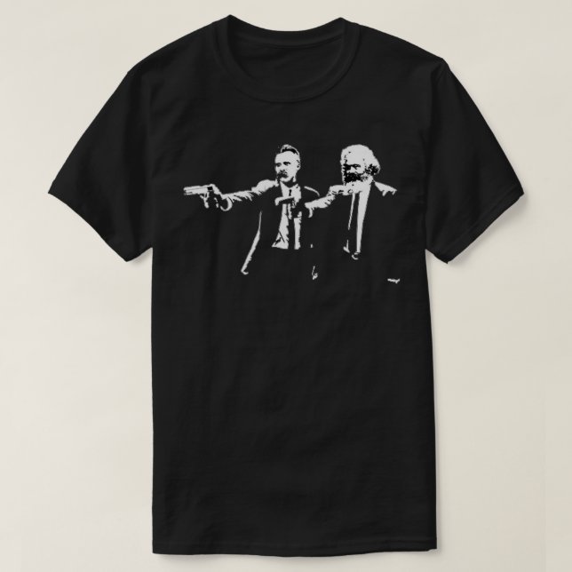 Nietzche und Marx T-Shirt (Design vorne)