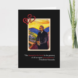 Nietzsche Anti-Valentine's Day Card #2 Feiertagskarte