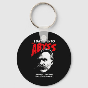 Nietzsche - Ich habe in den Abgrund gerollt und da Schlüsselanhänger