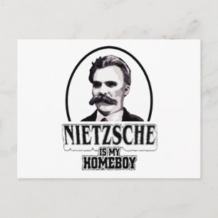 Nietzsche ist mein Homeboy Postkarte