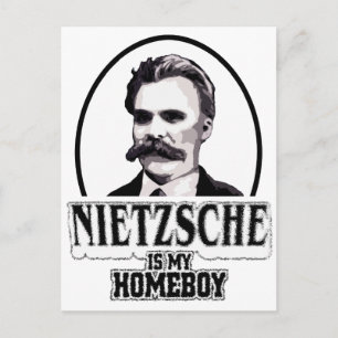 Nietzsche ist mein Homeboy Postkarte