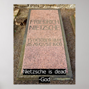 Nietzsche ist tot poster