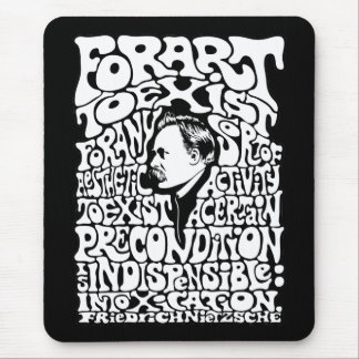 Nietzsche - Kunst Mousepad