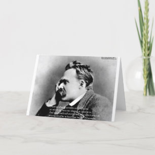 Nietzsche "Lachen" Weisheit Zitate Geschenke T-Shi Karte