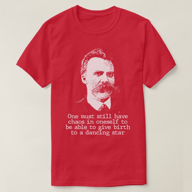 Nietzsche Meme Nietzsche T-Shirt (Design vorne)