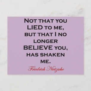 Nietzsche nicht, dass du mich zitiert hast postkarte