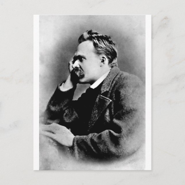 Nietzsche Postkarte (Vorderseite)