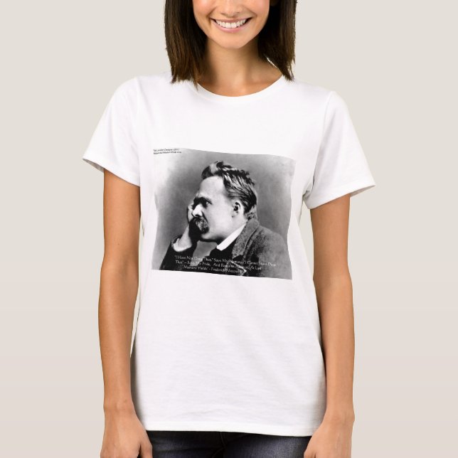 Nietzsche "Pride Vs Memory" - Biotopartikel/T-Shir T-Shirt (Vorderseite)