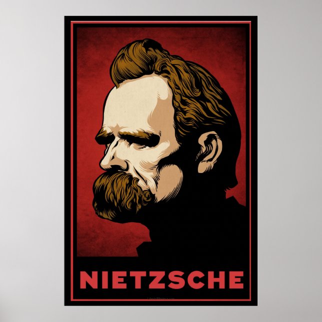 Nietzsche Print Poster (Vorne)