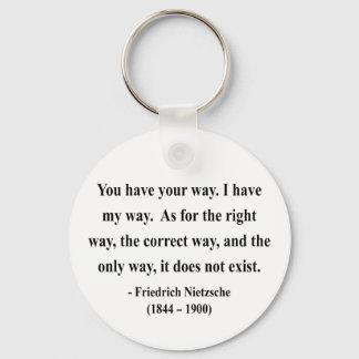 Nietzsche Quote 1a Schlüsselanhänger