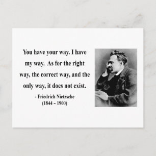Nietzsche Quote 1b Postkarte