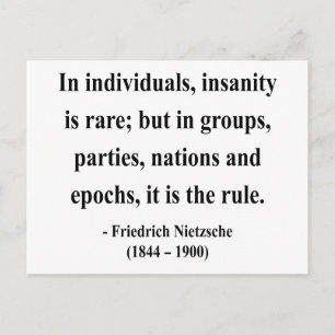 Nietzsche Quote 3a Postkarte