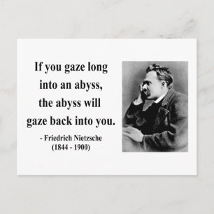 Nietzsche Quote 4b Postkarte