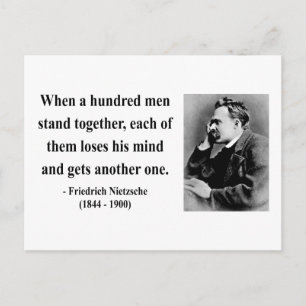 Nietzsche Quote 7b Postkarte