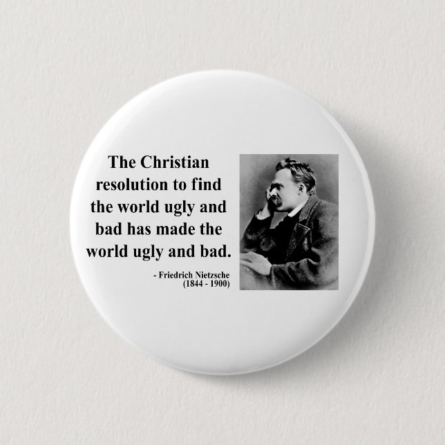 Nietzsche Quote 8b Button (Vorderseite)