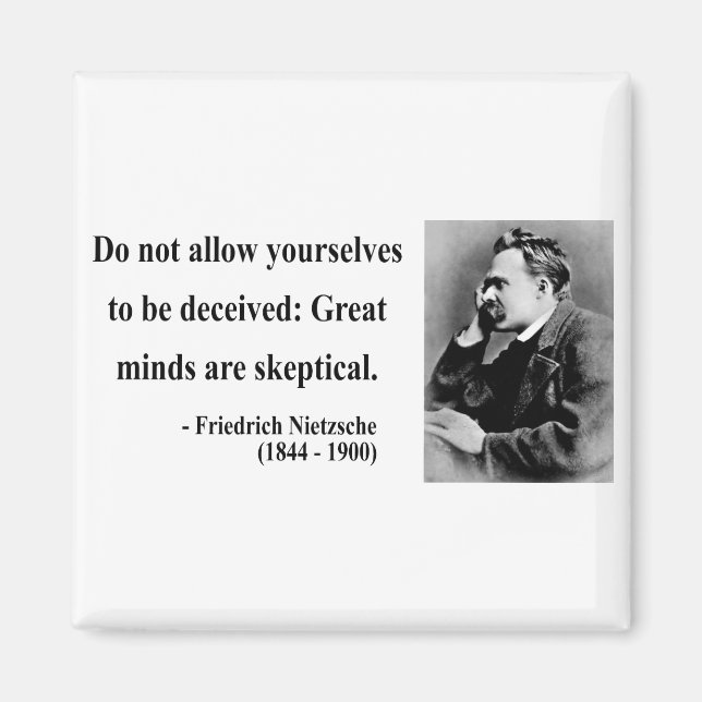 Nietzsche Quote 9b Magnet (Vorne)