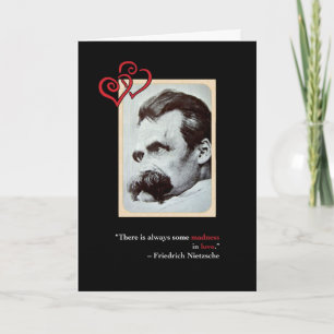 Nietzsche Sweet Valentine's Day Card #3 Feiertagskarte
