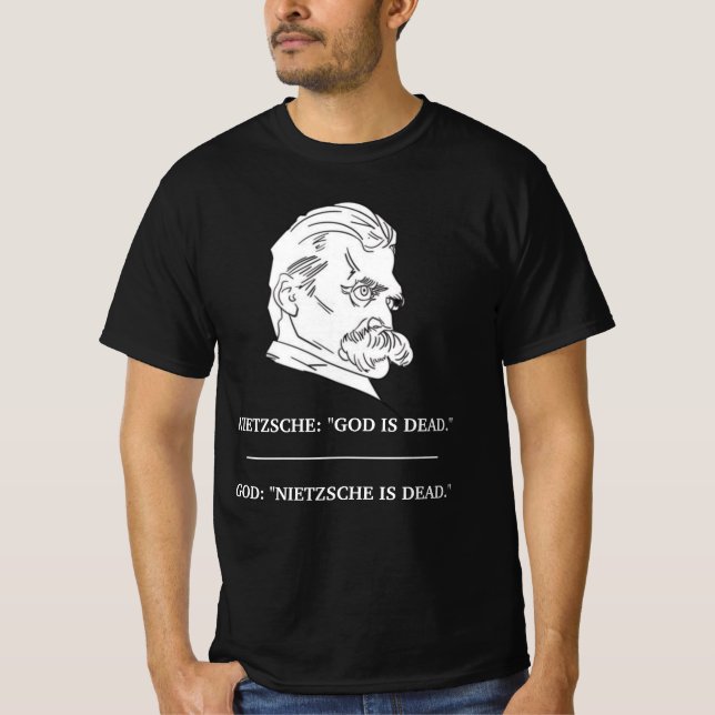 NIETZSCHE T - Shirt "God is Dead" (Vorderseite)