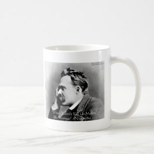Nietzsche "Tötet dich nicht" Quote Geschenke & T-S Tasse