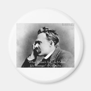 Nietzsche "Tötet nicht U" Zitat Geschenke & T-Shir Magnet