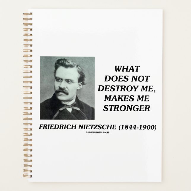 Nietzsche, was mich nicht zerstört, macht mich stä planer (Vorderseite)