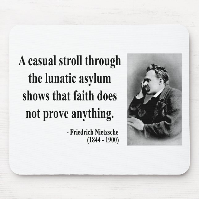 Nietzsche Zitat 1b Mousepad (Vorne)