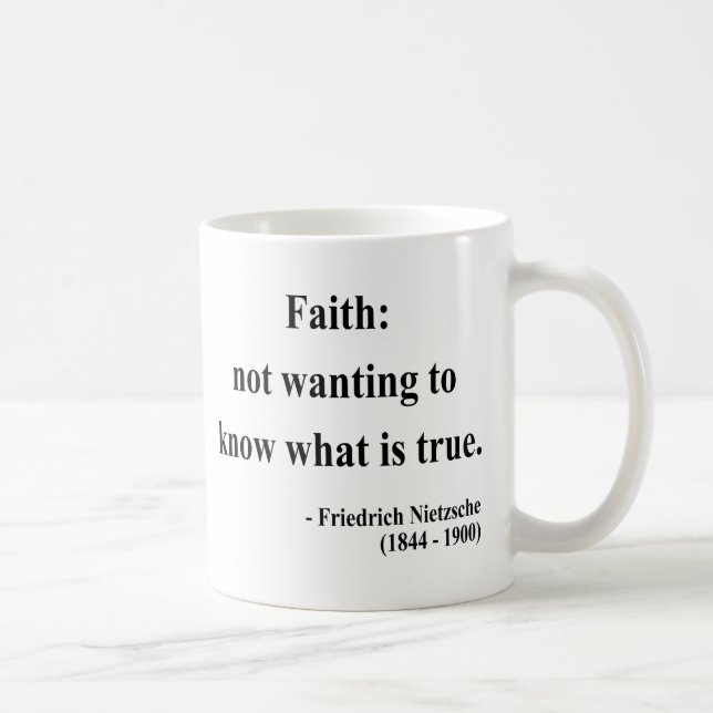 Nietzsche Zitat 5a Kaffeetasse (Rechts)