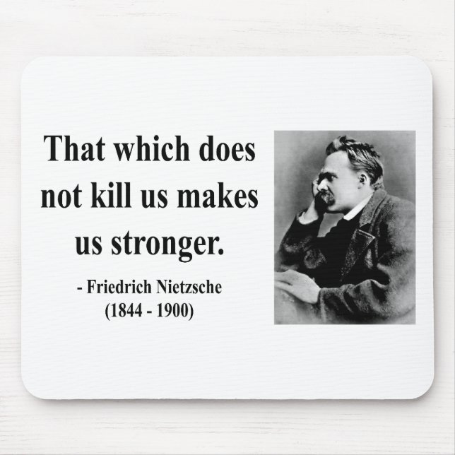 Nietzsche Zitat 5b Mousepad (Vorne)
