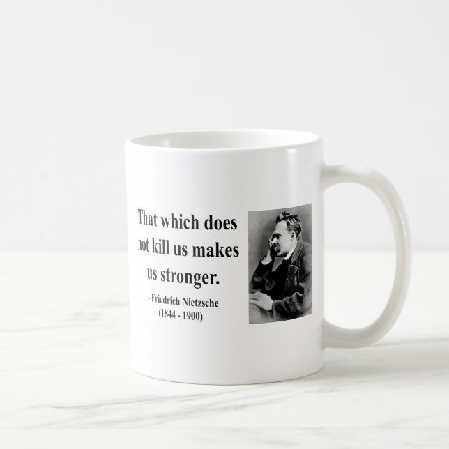 Nietzsche Zitat 5b Tasse (Rechts)
