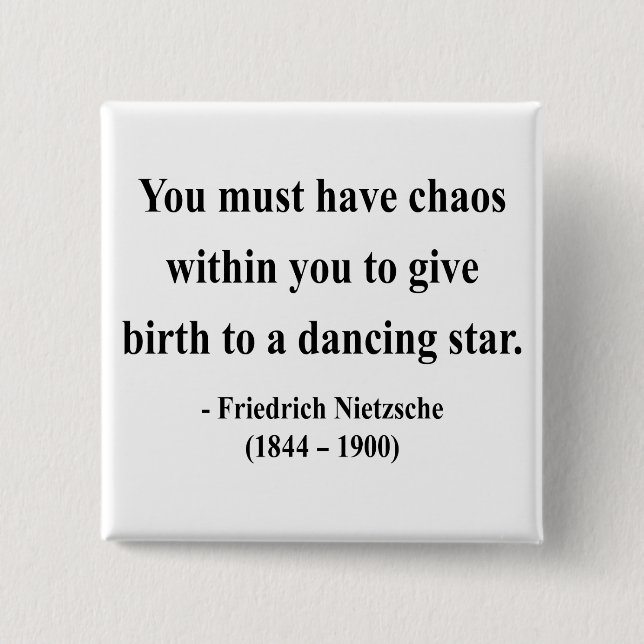 Nietzsche Zitat 6a Button (Vorderseite)