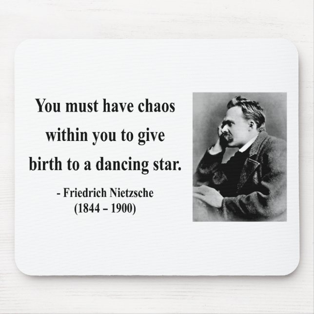 Nietzsche Zitat 6b Mousepad (Vorne)