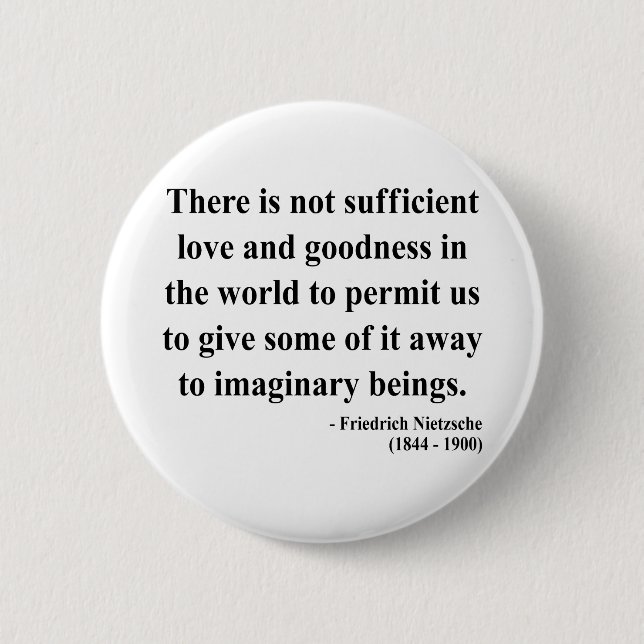 Nietzsche Zitat 7a Button (Vorderseite)