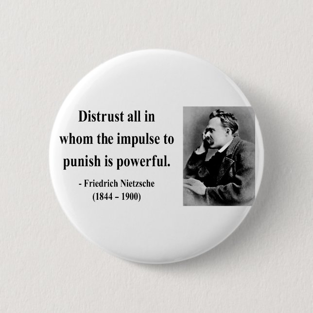 Nietzsche Zitat 8b Button (Vorderseite)
