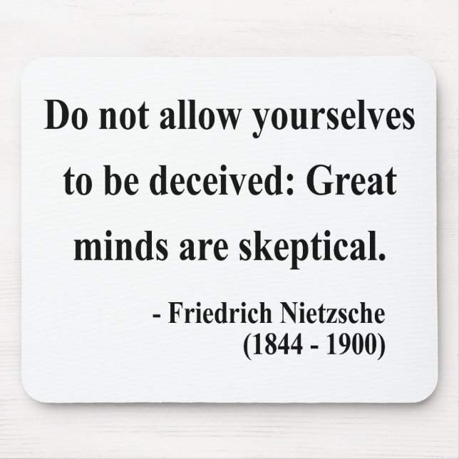 Nietzsche Zitat 9a Mousepad (Vorne)