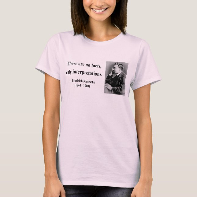 Nietzsche Zitat 9b T-Shirt (Vorderseite)