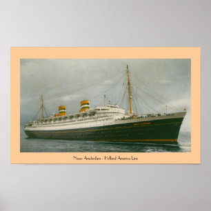Nieuw Amsterdam - Holland America Line Poster