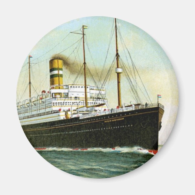 Nieuw Amsterdam von 1906 Magnet (Vorne)