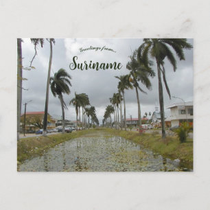 Nieuw Nickerie Suriname Postcard Postkarte