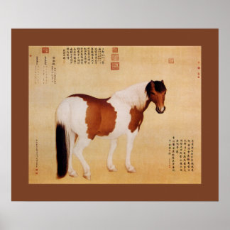 Nieyunshi ~蹑 云驶~zehn Steeds ~Giuseppe Castiglione  Poster